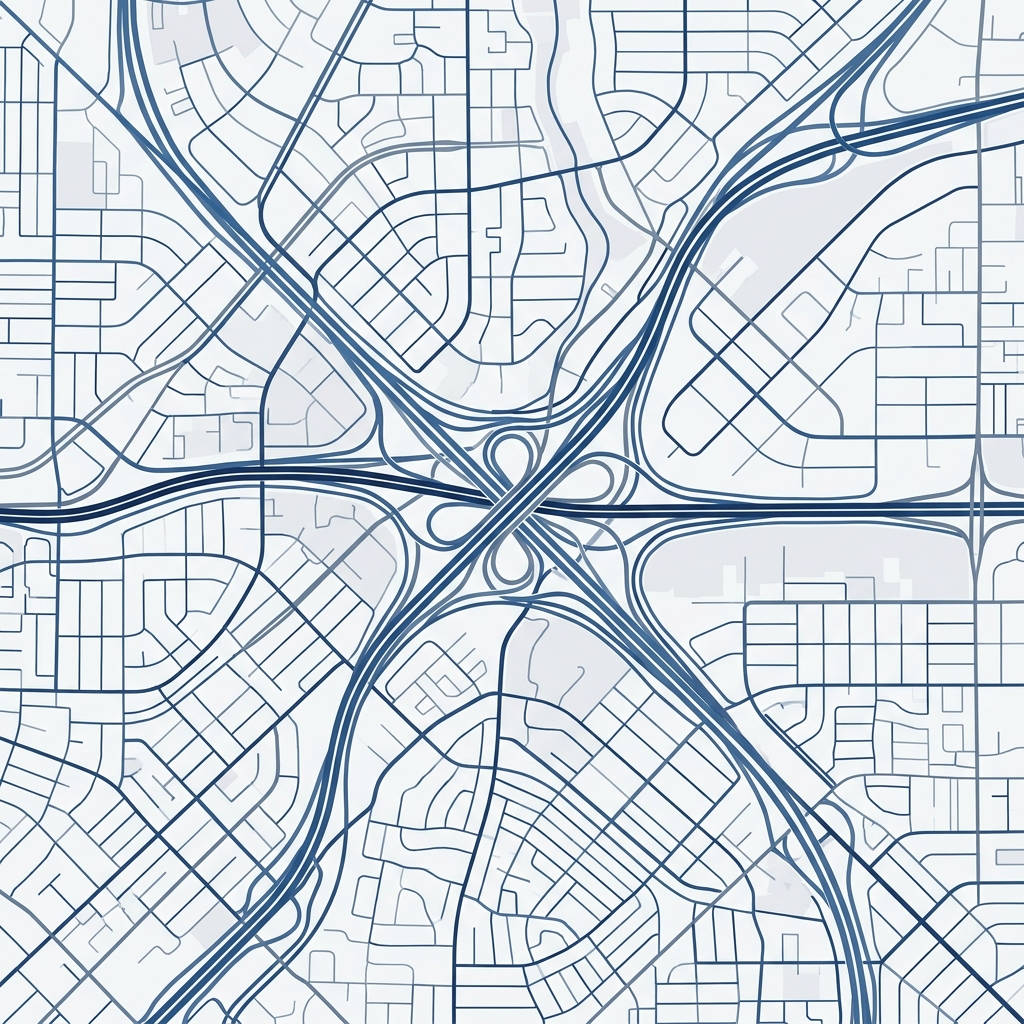 Mapa do escritório